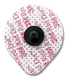3M RED DOT Infant Soft Cloth ECG Electrode, 3.2cm (1¼" ) Dia, Radiopaque, 3/bag, 200 bag/case. MFID: 2268-3