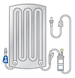 3M RANGER Pediatric/ Neonate Disposable Warming Set with Fluid Aspiration Port, 10/case. MFID: 24450 (USA ONLY)