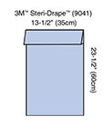 3M STERI-DRAPE Extremity Cover, 13½" x 23½", Absorbent Impervious Material, 50/box, 4 box/case. MFID: 9041 (USA ONLY)