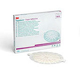 3M TEGADERM Foam Adhesive Dressing, 5½" x 6¾", Oval, 5/box, 3 box/case. MFID: 90616