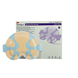3M TEGADERM Silicone Foam Border Large Sacral Dressing, 7.25" x 8.75", 5/bx, 4 bx/cs. MFID: 90648 (USA ONLY)