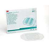 3M TEGADERM Absorbent Clear Acrylic Dressing, Small Square, Pad Size 3.9"x 4", Size 5.9" x 6". MFID: 90802 (USA ONLY)