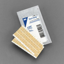 3M STERI-STRIP Antimicrobial Skin Closure, ½" x 4", 6 strips/env, 50 env/box, 4 box/case. MFID: A1847
