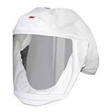 3M VERSAFLO Headcover for TR-300 & TR-600 PAPR, White, Small/ Medium, 5/cs. MFID: S-133S-5 (USA ONLY)