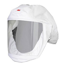 3M VERSAFLO Headcover for TR-300 & TR-600 PAPR, White, Small/ Medium. MFID: S-133S-5