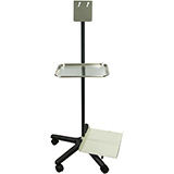BOVIE Mobile Stand with Smoke Evacuator & Instrument Trays for A800EU & A900 & A1200. MFID: A812-C