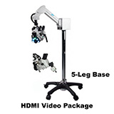COLPO-MASTER I Suspension-Arm LED Colposcope, HDMI Video Package with HD Camera, 5 Leg Base. MFID: CS-105T-HD