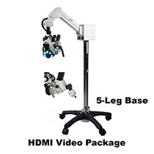 COLPO-MASTER I Suspension-Arm LED Colposcope, HDMI Video Package with HD Camera, 5 Leg Base. MFID: CS-105T-HD