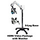 COLPO-MASTER I Suspension-Arm LED Colposcope, HDMI Video Package with HD Camera, & HD 1080p Monitor, 5 Leg Base. MFID: CS-105T-HDM