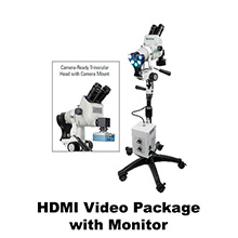 COLPO-MASTER II LED Colposcope, HDMI Video Package with HD Camera, & HD 1080p Monitor, 5 Leg Base. MFID: CS-205T-HDM