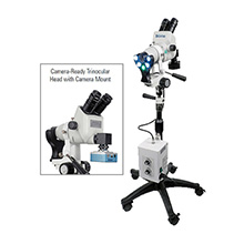 COLPO-MASTER II LED Colposcope, Camera Ready Trinocular Zoom Head, 5 Leg Base. MFID: CS-205T-LED