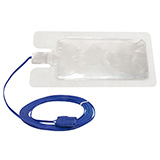 BOVIE Disposable Solid Adult Return Electrode (Grounding Pad) with 2.8M cable, 50/box. MFID: ESRSC