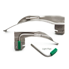 ADC Fiber Optic Laryngoscope Blade- Macintosh, Size 1, Infant. MFID: 4071F