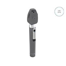 ADC DIAGNOSTIX LED Pocket Ophthalmoscope, GRAY, Hard Case. MFID: 5112NLG