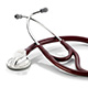 ADC ADSCOPE 600 Platinum Cardiology Stethoscope, BURGUNDY. MFID: 600BD