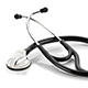 ADC ADSCOPE 600 Platinum Cardiology Stethoscope- BLACK. MFID: 600BK