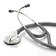 ADC ADSCOPE 600 Platinum Cardiology Stethoscope, Metallic Gray. MFID: 600MG