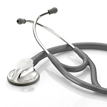 ADC ADSCOPE 600 Platinum Cardiology Stethoscope, Metallic Gray. MFID: 600MG