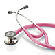 ADC ADSCOPE 601 Convertible Cardiology Stethoscope, Metallic Raspberry. MFID: 601MRS