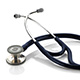 ADC ADSCOPE 601 Convertible Cardiology Stethoscope, Navy. MFID: 601N
