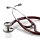 ADC ADSCOPE 602 Cardiology Stethoscope, BURGUNDY. MFID: 602BD