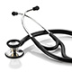 ADC ADSCOPE 602 Cardiology Stethoscope- BLACK. MFID: 602BK