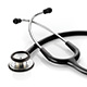 ADC ADSCOPE 603 Clinician Adult Stethoscope, BLACK. MFID: 603BK