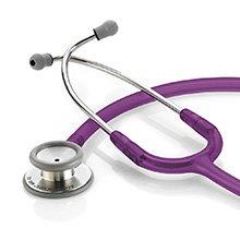 ADC ADSCOPE 603 Clinician Adult Stethoscope, Frosted Purple. MFID: 603FV