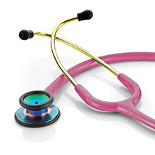ADC ADSCOPE 603 Clinician Adult Stethoscope, Iridescent Metallic Raspberry. MFID: 603IMRS
