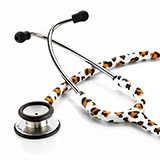 ADC ADSCOPE 603 Clinician Adult Stethoscope, Leopard. MFID: 603LP