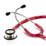 ADC ADSCOPE 603 Clinician Adult Stethoscope, Midnight Rose. MFID: 603MR