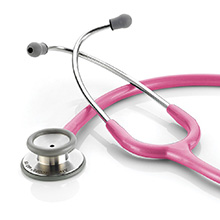 ADC ADSCOPE 603 Clinician Adult Stethoscope, Metallic Raspberry. MFID: 603MRS