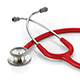 ADC ADSCOPE 603 Clinician Adult Stethoscope, Red. MFID: 603R