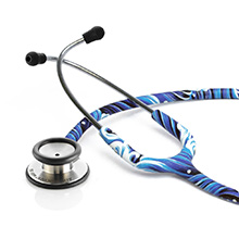 ADC ADSCOPE 603 Clinician Adult Stethoscope, Surfs Up. MFID: 603SU