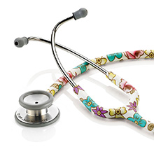 ADC ADSCOPE 603 Clinician Adult Stethoscope, Windflower. MFID: 603WF