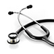 ADC ADSCOPE 604 Pediatric Clinician Stethoscope, BLACK. MFID: 604BK
