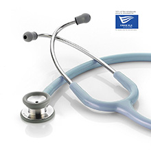ADC ADSCOPE 604 Pediatric Clinician Stethoscope, Light Blue. MFID: 604LB
