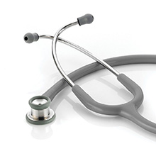 ADC ADSCOPE 605 Infant Clinician Stethoscope, Gray. MFID: 605G