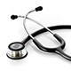 ADC ADSCOPE 608 Convertible Clinician Stethoscope, BLACK. MFID: 608BK