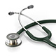ADC ADSCOPE 608 Convertible Clinician Stethoscope, DARK GREEN. MFID: 608DG