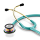 ADC ADSCOPE 608 Convertible Clinician Stethoscope, Iridescent Metallic Caribbean. MFID: 608IMCA