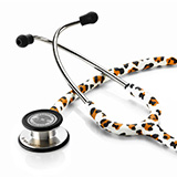 ADC ADSCOPE 608 Convertible Clinician Stethoscope, Leopard. MFID: 608LP