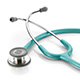 ADC ADSCOPE 608 Convertible Clinician Stethoscope, Metallic Caribbean. MFID: 608MCA