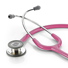 ADC ADSCOPE 608 Convertible Clinician Stethoscope, METALLIC RASPBERRY. MFID: 608MRS