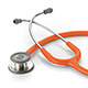 ADC ADSCOPE 608 Convertible Clinician Stethoscope, Orange. MFID: 608O
