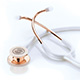 ADC ADSCOPE 608 Convertible Clinician Stethoscope, Rose Gold, White. MFID: 608RGW