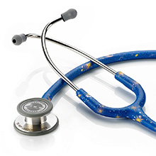 ADC ADSCOPE 608 Convertible Clinician Stethoscope, Starry Night. MFID: 608SN