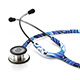 ADC ADSCOPE 608 Convertible Clinician Stethoscope, Surfs Up. MFID: 608SU