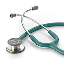 ADC ADSCOPE 608 Convertible Clinician Stethoscope, Teal. MFID: 608TL