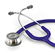ADC ADSCOPE 608 Convertible Clinician Stethoscope, Indigo. MFID: 608V